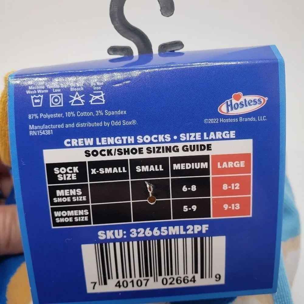 HOSTESS Twinkie crew socks